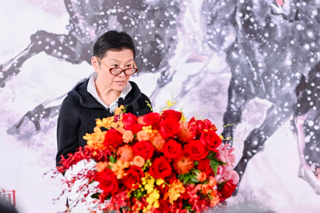 云巅驰骋 马到平安——马欣乐作品展开幕式在深圳平安金融中心隆重举行(图9)